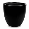 Vasesource Loire 19 in. x 19.5 in. x 19.5 in. Black Fiberglass Planter 1 Vasesource Loire 19 in. x 19.5 in. x 19.5 in. Black Fiberglass Planter -Outlet Vasesource Store black vasesource plant pots loire19bl 64 1000