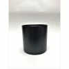 Vasesource Silas 16 in. x 15.5 in. x 15.5 in. Black Fiberglass Planter -Outlet Vasesource Store black vasesource plant pots silas16bl 64 1000