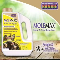 Bonide 5 lbs. MoleMax Mole and Vole Repellent Granules 14 Bonide 5 lbs. MoleMax Mole and Vole Repellent Granules -Outlet Vasesource Store bonide animal repellents 691 fa 1000