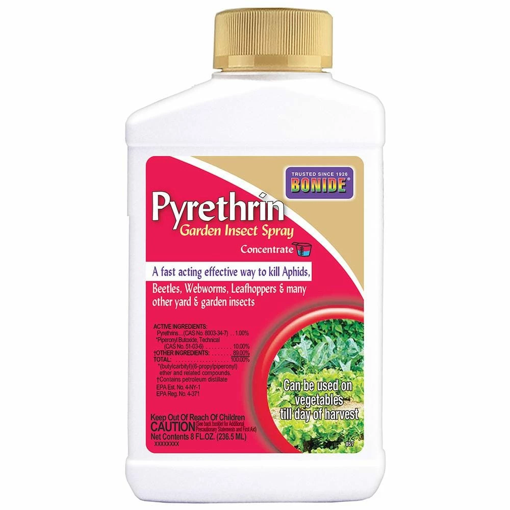 Bonide 8 oz. Pyrethrin Garden Spray Concentrate 3 Bonide 8 oz. Pyrethrin Garden Spray Concentrate