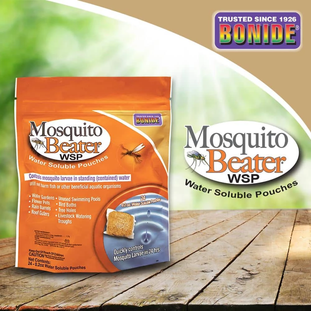 Bonide Mosquito Beater Water Soluble Pouches (24-Pack) 4 Bonide Mosquito Beater Water Soluble Pouches (24-Pack) - Image 2