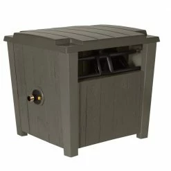 Suncast Farmhouse Hideaway Hose Reel Box
