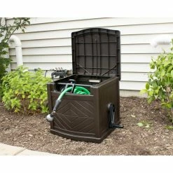 Suncast 150 ft. Hideaway Hose Storage -Outlet Vasesource Store brown suncast hose reels cplpdh150 44 1000