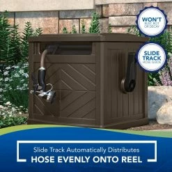 Suncast 150 ft. Hideaway Hose Storage -Outlet Vasesource Store brown suncast hose reels cplpdh150 a0 1000