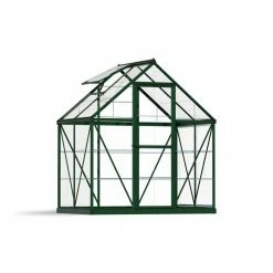 CANOPIA by PALRAM Harmony 6 ft. x 4 ft. Green/Clear DIY Greenhouse Kit