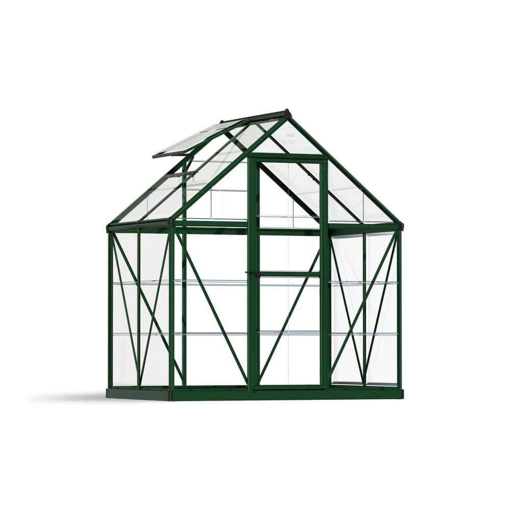 CANOPIA by PALRAM Harmony 6 ft. x 4 ft. Green/Clear DIY Greenhouse Kit 3 CANOPIA by PALRAM Harmony 6 ft. x 4 ft. Green/Clear DIY Greenhouse Kit