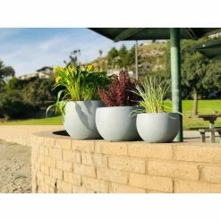 DurX-litecrete Lightweight Concrete Bowl Planter (Set of 3) 21 DurX-litecrete Lightweight Concrete Bowl Planter (Set of 3) -Outlet Vasesource Store cement durx litecrete plant pots yc 0049abc c2 44 1000