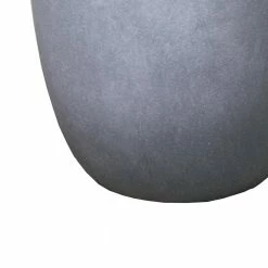 DurX-litecrete Medium 13.8 in. x 13.8 in. x 11.8 in. Cement Color Lightweight Concrete Modern Seamless Round Planter -Outlet Vasesource Store cement durx litecrete plant pots yc 0050b c60611 1f 1000