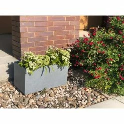 DurX-litecrete Small 23.2 in. x 11.8 in. x 12 in. Cement Lightweight Concrete Modern Long Low Planter 26 DurX-litecrete Small 23.2 in. x 11.8 in. x 12 in. Cement Lightweight Concrete Modern Long Low Planter -Outlet Vasesource Store cement durx litecrete plant pots yf 0104a c60611 fa 1000