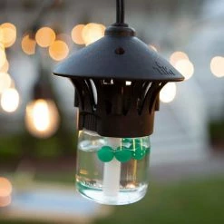 TIKI 36 ft. BiteFighter Outdoor LED String Lights with Proven Mosquito Repellency (1-Pack) -Outlet Vasesource Store clear tiki citronella candles torches 1519024 fa 1000