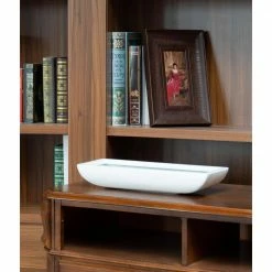 Vasesource Carlo 2.75 in. x 7.50 in. x 19.50 in. Glossy White Fiberstone Planter 12 Vasesource Carlo 2.75 in. x 7.50 in. x 19.50 in. Glossy White Fiberstone Planter -Outlet Vasesource Store glossy white vasesource plant pots carlo3719whs 1f 1000