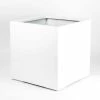Vasesource Cube 16 in. x 16 in. x 16 in. Glossy White Fiberglass Square Planter 2 Vasesource Cube 16 in. x 16 in. x 16 in. Glossy White Fiberglass Square Planter -Outlet Vasesource Store glossy white vasesource plant pots fsq1616whs 64 1000