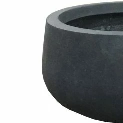 DurX-litecrete Large 19.7 in. x 19.7 in. x 9.8 in. Granite Color Lightweight Concrete Modern Low Bowl Planter -Outlet Vasesource Store granite durx litecrete plant pots yc 0051c c60121 44 1000