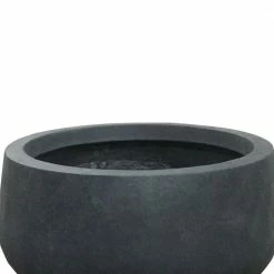 DurX-litecrete Large 19.7 in. x 19.7 in. x 9.8 in. Granite Color Lightweight Concrete Modern Low Bowl Planter -Outlet Vasesource Store granite durx litecrete plant pots yc 0051c c60121 4f 1000