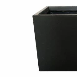 DurX-litecrete Small 9.8 in. x 9.8 in. x 9.8 in. Granite Lightweight Concrete Modern Square Planter -Outlet Vasesource Store granite durx litecrete plant pots yf 0001a c60121 44 1000