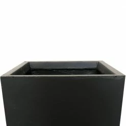 DurX-litecrete Small 9.8 in. x 9.8 in. x 9.8 in. Granite Lightweight Concrete Modern Square Planter -Outlet Vasesource Store granite durx litecrete plant pots yf 0001a c60121 4f 1000