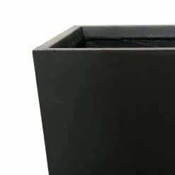 DurX-litecrete Medium 11.8 in. x 11.8 in. x 11.8 in. Granite Lightweight Concrete Modern Square Planter -Outlet Vasesource Store granite durx litecrete plant pots yf 0001b c60121 4f 1000