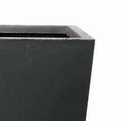 DurX-litecrete Small 8.7 in. x 8.7 in. x 19.9 in. Granite Lightweight Concrete Tall Planter -Outlet Vasesource Store granite durx litecrete plant pots yf 0002a c60121 1f 1000