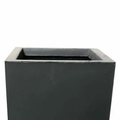 DurX-litecrete Small 8.7 in. x 8.7 in. x 19.9 in. Granite Lightweight Concrete Tall Planter -Outlet Vasesource Store granite durx litecrete plant pots yf 0002a c60121 4f 1000