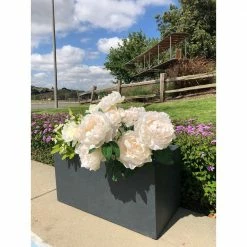 DurX-litecrete Small 23.2 in. x 11.8 in. x 12 in. Granite Lightweight Concrete Modern Long Low Planter 17 DurX-litecrete Small 23.2 in. x 11.8 in. x 12 in. Granite Lightweight Concrete Modern Long Low Planter -Outlet Vasesource Store granite durx litecrete plant pots yf 0104a c60121 66 1000