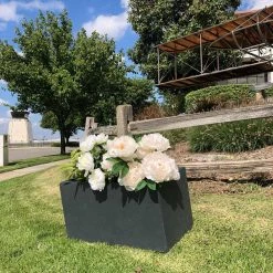 DurX-litecrete Small 23.2 in. x 11.8 in. x 12 in. Granite Lightweight Concrete Modern Long Low Planter 18 DurX-litecrete Small 23.2 in. x 11.8 in. x 12 in. Granite Lightweight Concrete Modern Long Low Planter -Outlet Vasesource Store granite durx litecrete plant pots yf 0104a c60121 77 1000