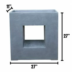DurX-litecrete 27 in. x 11 in. Granite Concrete Window Boxes & Troughs -Outlet Vasesource Store granite durx litecrete window boxes yf 0059a c60121 31 1000