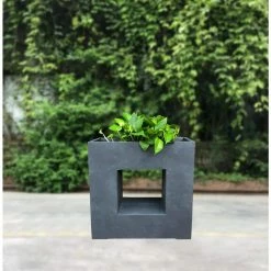 DurX-litecrete 27 in. x 11 in. Granite Concrete Window Boxes & Troughs -Outlet Vasesource Store granite durx litecrete window boxes yf 0059a c60121 fa 1000