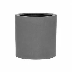 Vasesource Cambridge 16 in. x 16 in. x 16 in. Gray Fiberstone Planter
