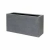 Vasesource Carlo 19.5 in. x 15.8 in. x 39.3 in. Gray Fiberstone Planter 2 Vasesource Carlo 19.5 in. x 15.8 in. x 39.3 in. Gray Fiberstone Planter -Outlet Vasesource Store gray vasesource plant pots carlo191639cm 64 1000