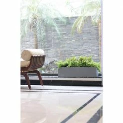 Vasesource Carlo 8 in. x 8 in. x 32 in. Gray Fiberstone Planter 14 Vasesource Carlo 8 in. x 8 in. x 32 in. Gray Fiberstone Planter -Outlet Vasesource Store gray vasesource plant pots carlo8832cm 44 1000