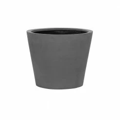 Vasesource Essex 15.75 in. x 19.75 in. x 19.75 in. Gray Fiberstone Planter