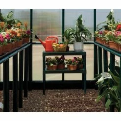 CANOPIA by PALRAM 2-Tier Durable Plastic Bench -Outlet Vasesource Store green canopia by palram potting benches and tables 702427 1f 1000