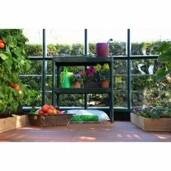 CANOPIA by PALRAM 2-Tier Durable Plastic Bench -Outlet Vasesource Store green canopia by palram potting benches and tables 702427 4f 1000