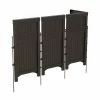 Suncast Wicker 44 in. Resin Screen Enclosure -Outlet Vasesource Store java suncast garden fencing fsw4423 64 1000