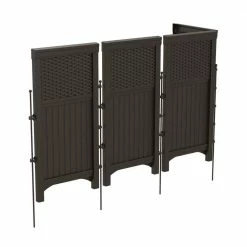 Suncast Wicker 44 in. Resin Screen Enclosure