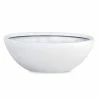 Vasesource Galena 5.5 in. x 5.5 in. x 12.5 in. Matte White Fiberstone Oval Planter