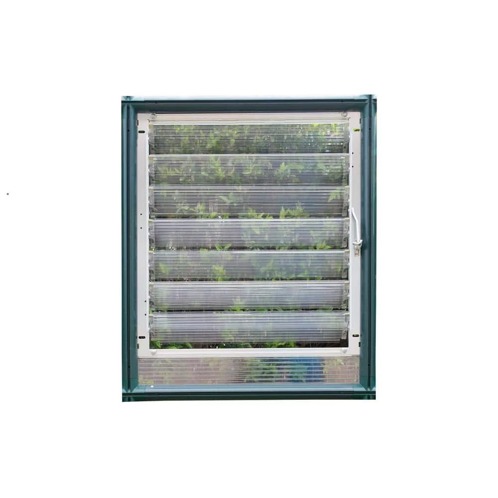 CANOPIA by PALRAM Side Louver Greenhouse Window in Silver 3 CANOPIA by PALRAM Side Louver Greenhouse Window in Silver