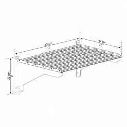 CANOPIA by PALRAM Heavy Duty Greenhouse Shelf Kit- Pack of 4 15 CANOPIA by PALRAM Heavy Duty Greenhouse Shelf Kit- Pack of 4 -Outlet Vasesource Store metallic canopia by palram greenhouse supplies 702437 40 1000