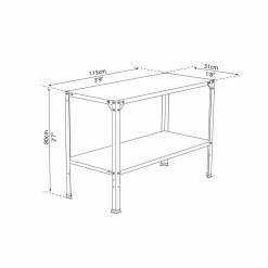CANOPIA by PALRAM Greenhouse Metal Work Bench-Pack of 2 -Outlet Vasesource Store metallic canopia by palram potting benches and tables 702439 40 1000
