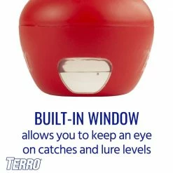 TERRO Indoor Fruit Fly Trap (2-Count) -Outlet Vasesource Store red terro insect traps t2502 66 1000
