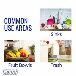 TERRO Indoor Fruit Fly Trap (2-Count) -Outlet Vasesource Store red terro insect traps t2502 a0 1000