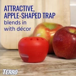 TERRO Indoor Fruit Fly Trap (2-Count) -Outlet Vasesource Store red terro insect traps t2502 c3 1000