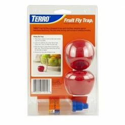 TERRO Indoor Fruit Fly Trap (2-Count) -Outlet Vasesource Store red terro insect traps t2502 fa 1000
