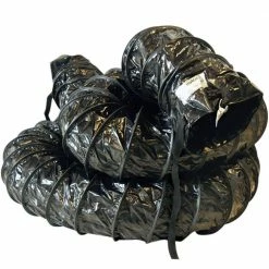 Rubber-Cal 20 in. D x 25 ft. Coil Flexible Ducting Air Ventilator Black -Outlet Vasesource Store rubber cal flexible ductwork 01 188 20 1f 1000