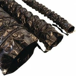 Rubber-Cal 20 in. D x 25 ft. Coil Flexible Ducting Air Ventilator Black -Outlet Vasesource Store rubber cal flexible ductwork 01 188 20 76 1000
