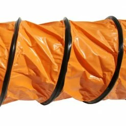 Rubber-Cal 18 in. D x 25 ft. Air Ventilator Orange Coil - Flexible Ducting - Orange -Outlet Vasesource Store rubber cal flexible ductwork 01 191 18 44 1000