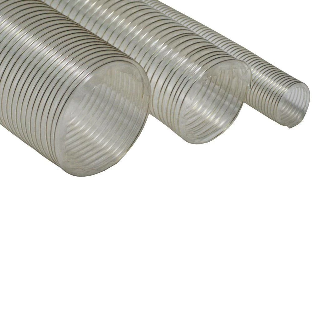 Rubber-Cal PVC Flexduct General Purpose 1.25 in. D x 12 ft. Coil Flexible Ducting Clear 6 Rubber-Cal PVC Flexduct General Purpose 1.25 in. D x 12 ft. Coil Flexible Ducting Clear - Image 4