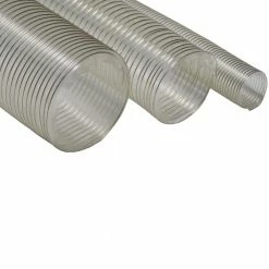 Rubber-Cal 5 in. D x 12 ft. PVC Coil General Purpose Flexible Ducting in Clear -Outlet Vasesource Store rubber cal flexible ductwork 01 202 5 12 1f 1000