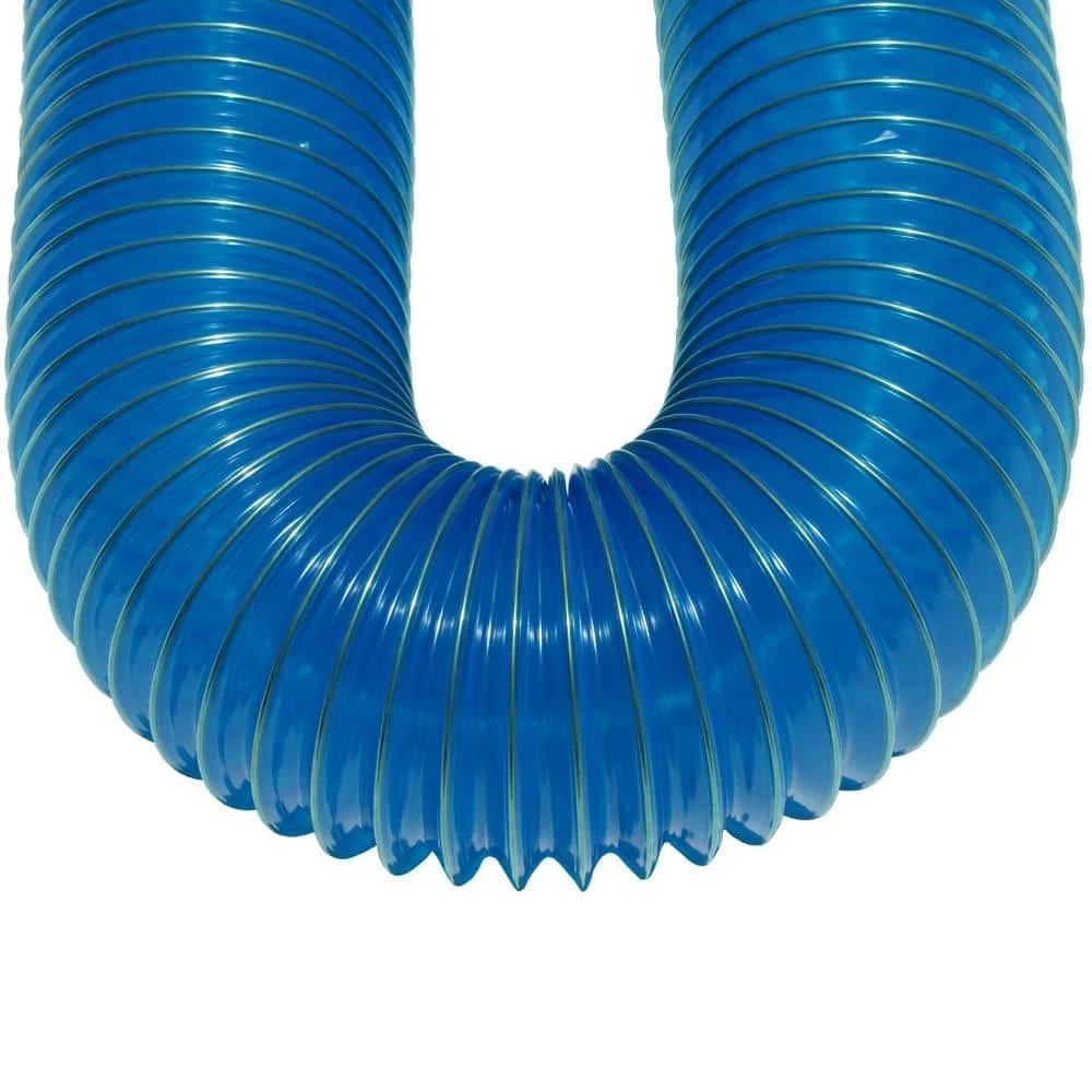 Rubber-Cal 1.5 in. D x 25 ft. PVC Flexduct Coil Flexible Ducting in Blue 4 Rubber-Cal 1.5 in. D x 25 ft. PVC Flexduct Coil Flexible Ducting in Blue - Image 2