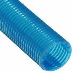 Rubber-Cal PVC Flexduct - 1.75 in. D x 25 ft. Coil - Flexible Ducting - Blue